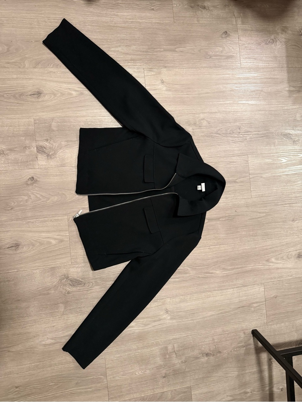 a new day Black Zip-Front Blazer Jacket